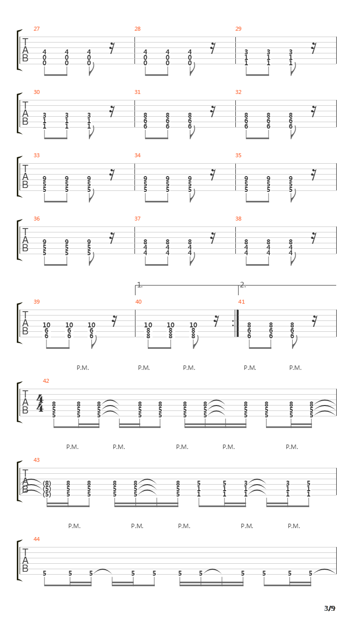 The Recovery吉他谱