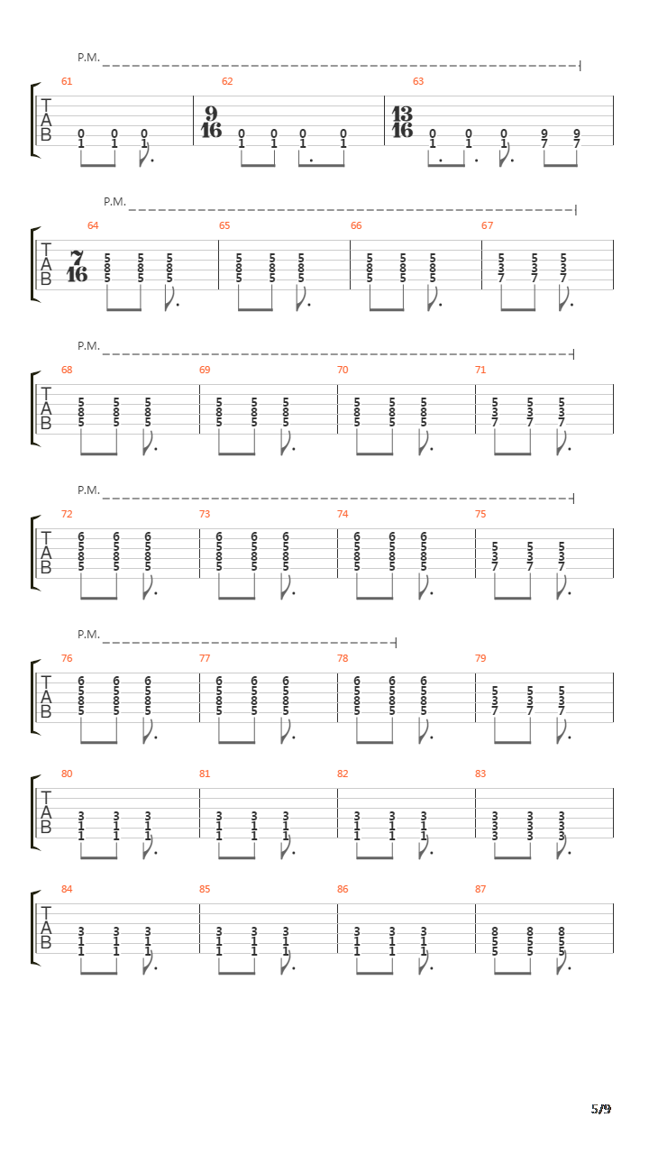 The Recovery吉他谱