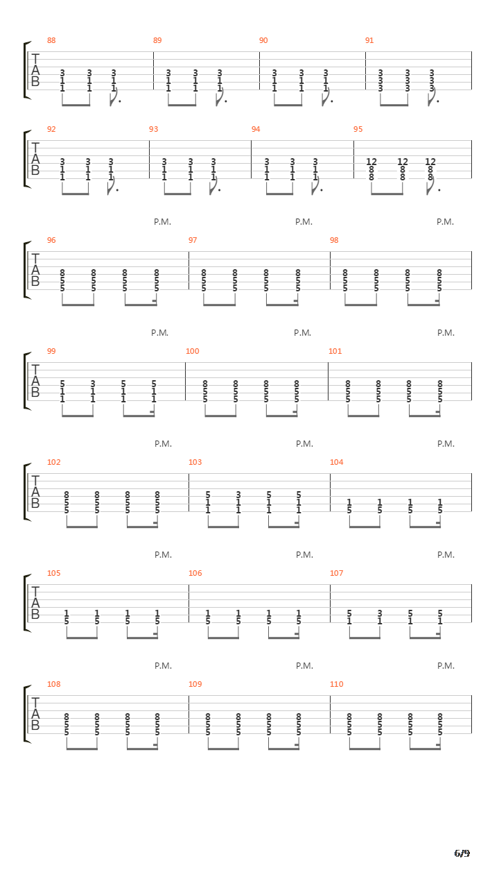 The Recovery吉他谱