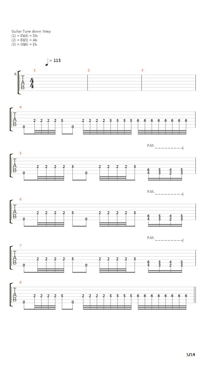 Glazed Heart Of Fire吉他谱