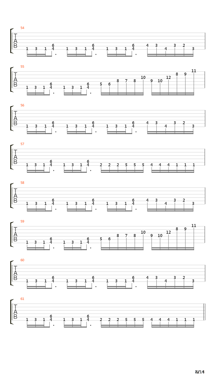 Glazed Heart Of Fire吉他谱