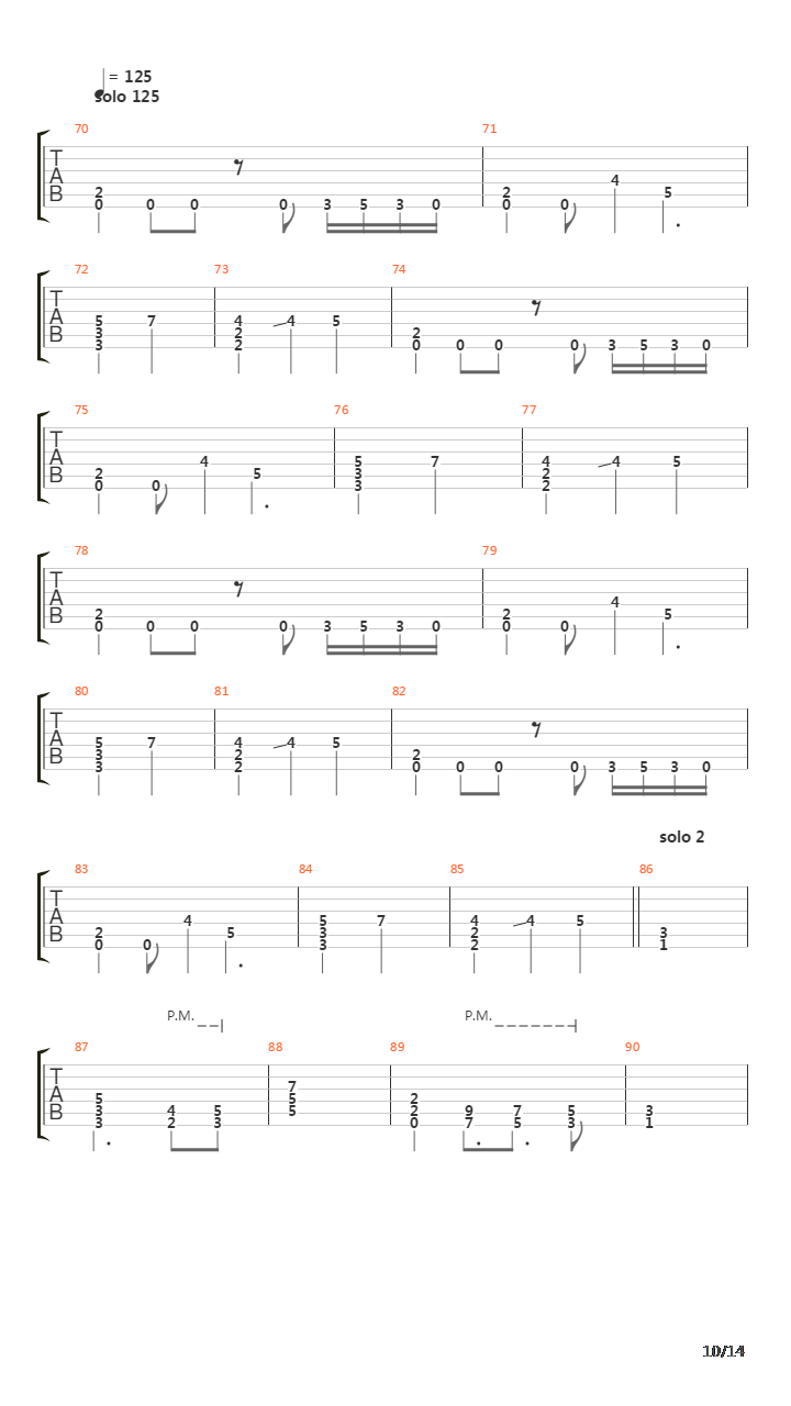 Glazed Heart Of Fire吉他谱