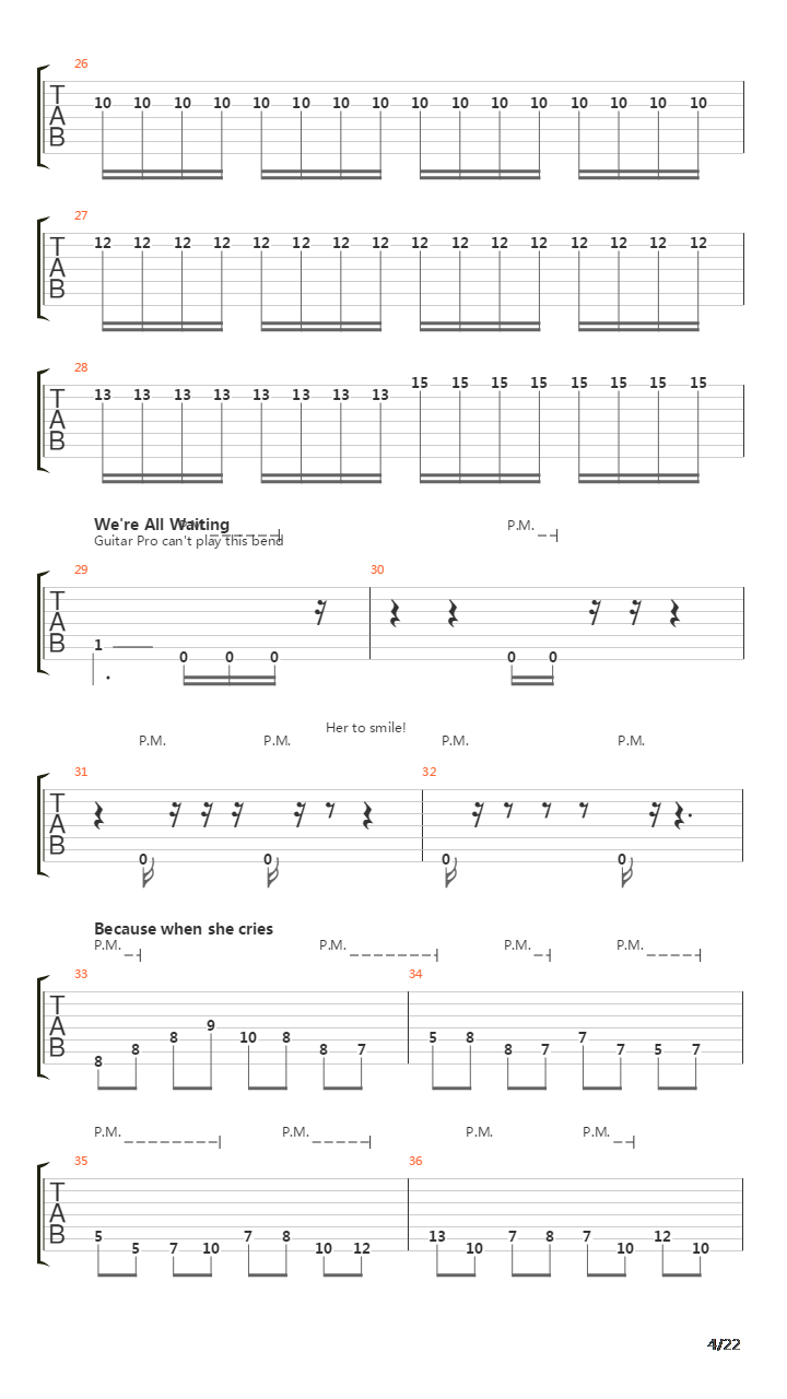 An Artifact吉他谱