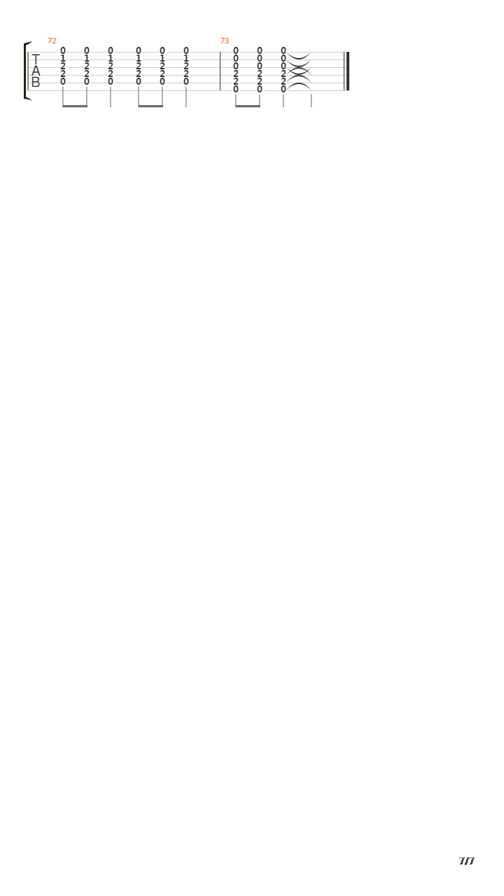 Aqualast吉他谱