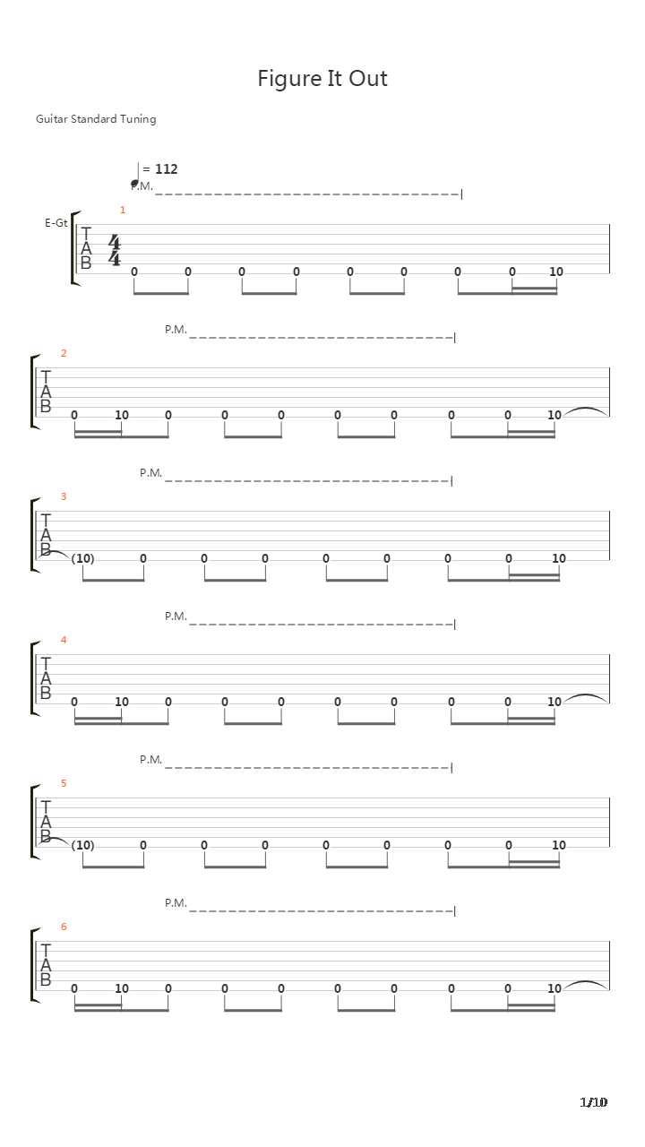 Figure It Out吉他谱