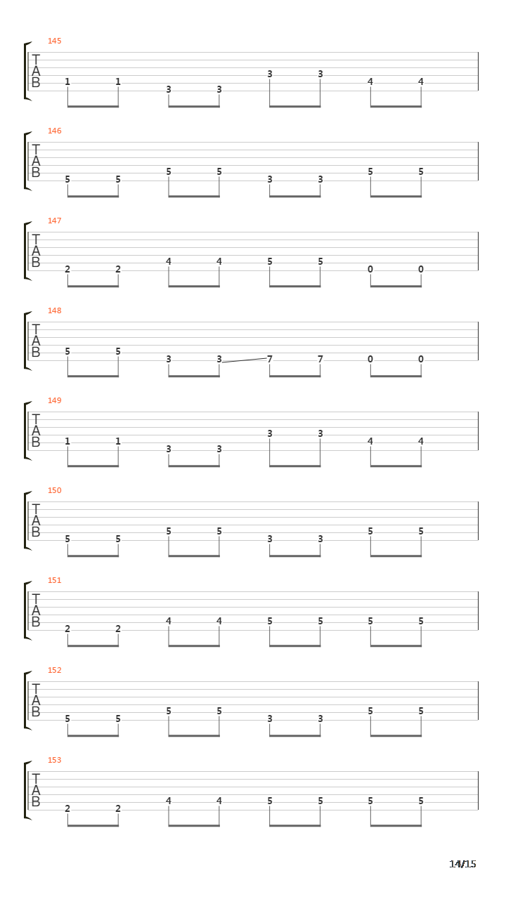 Out Of The Black吉他谱