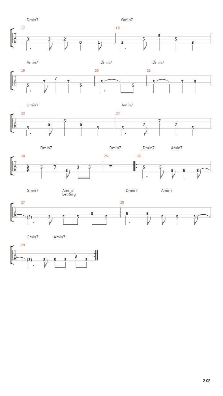 Smooth Operator吉他谱