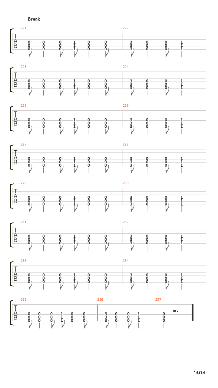 迷彩(Meisai)吉他谱