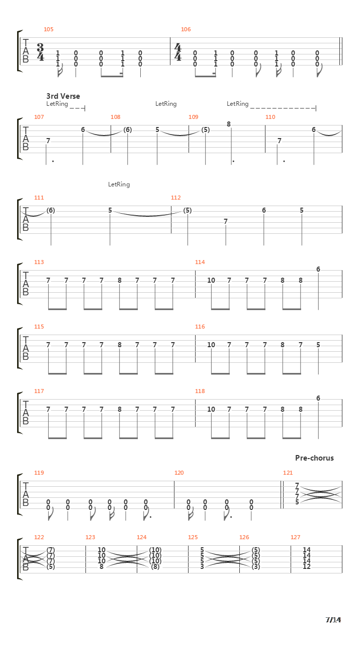 迷彩(Meisai)吉他谱