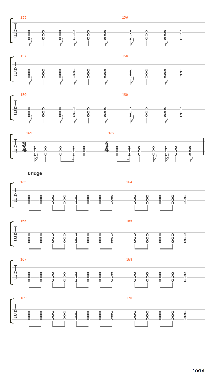 迷彩(Meisai)吉他谱