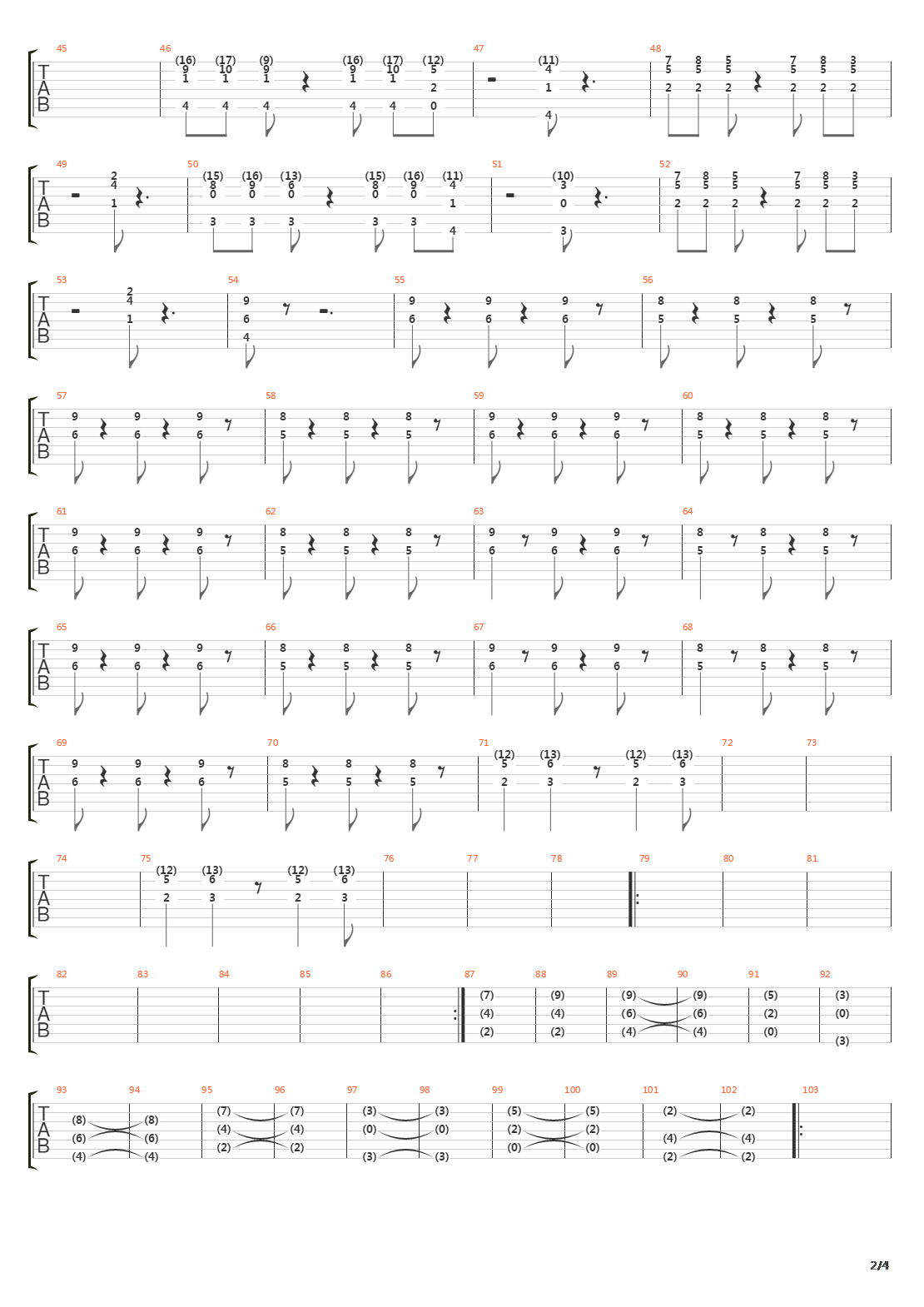 Den Siste Kamp吉他谱