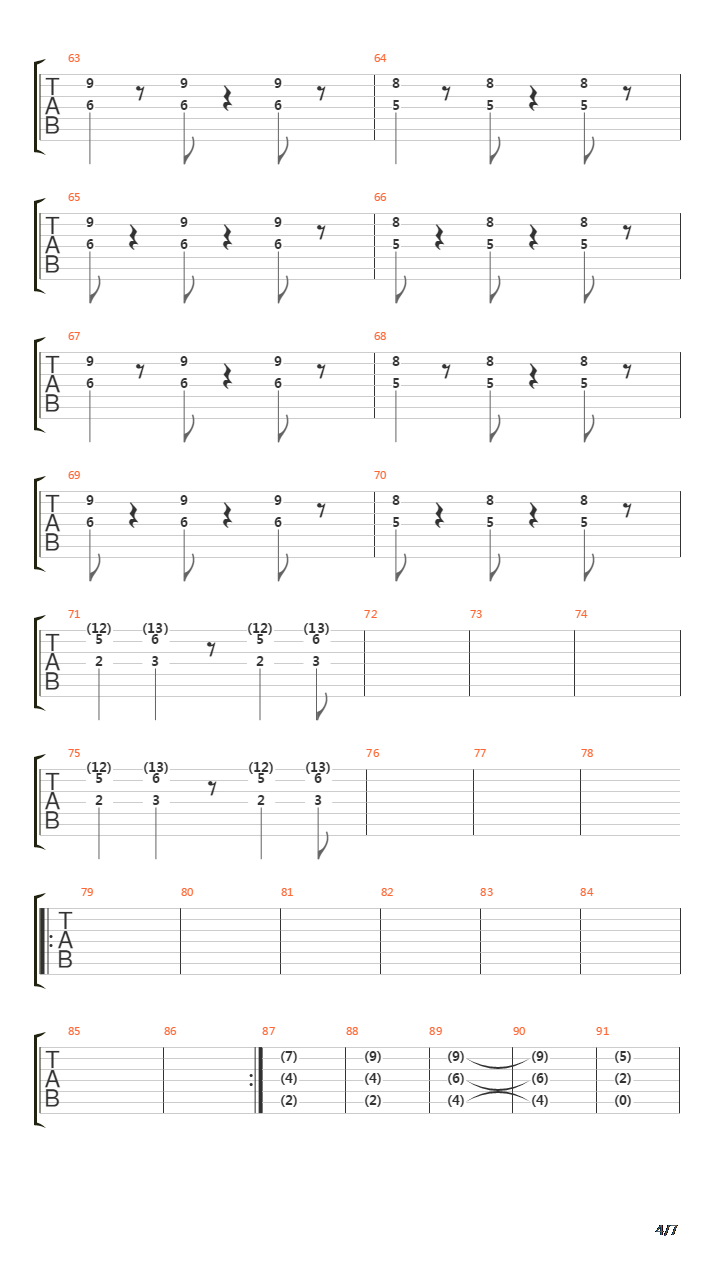 Den Siste Kamp吉他谱