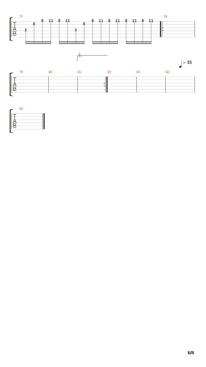 The Ninth Wave吉他谱