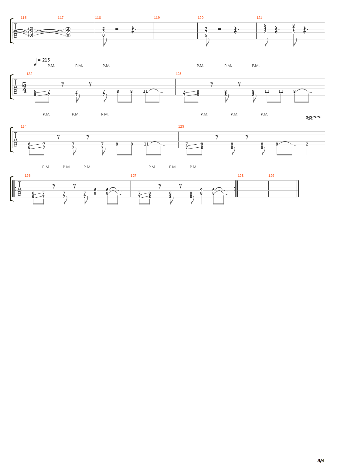 Tribe吉他谱