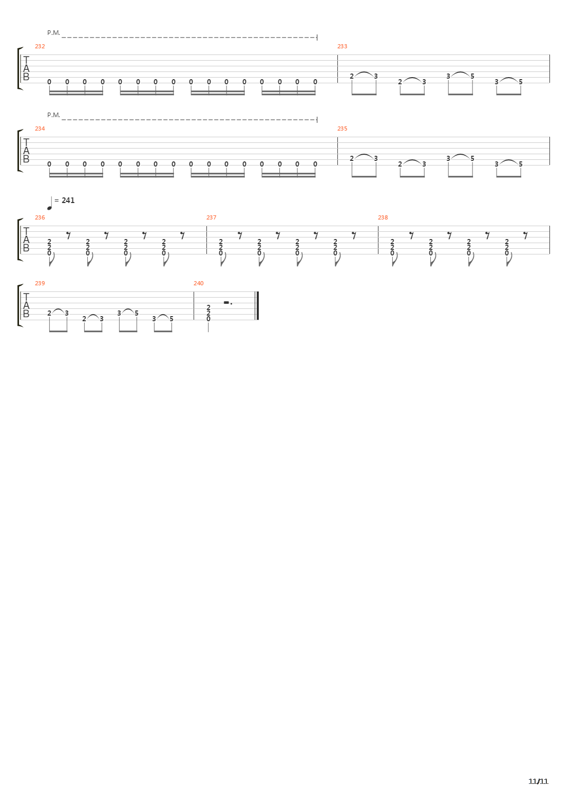 The Wake吉他谱