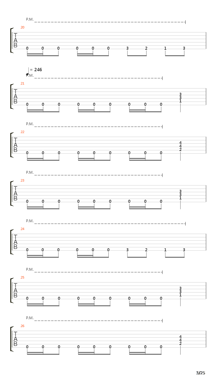 The Wake吉他谱