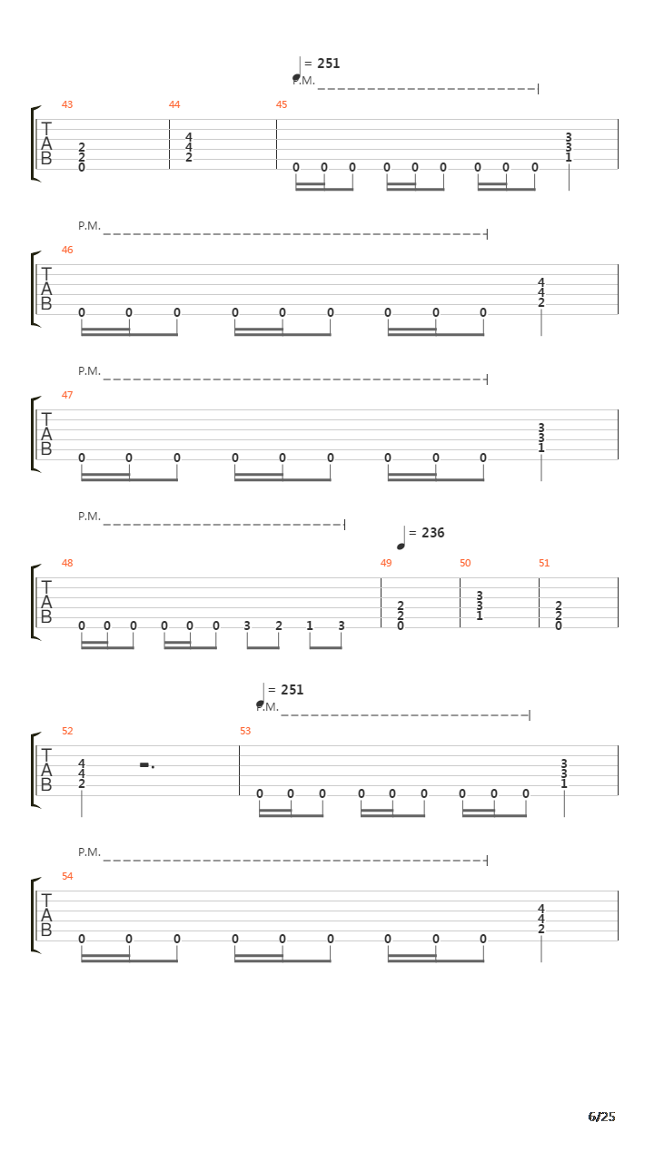 The Wake吉他谱