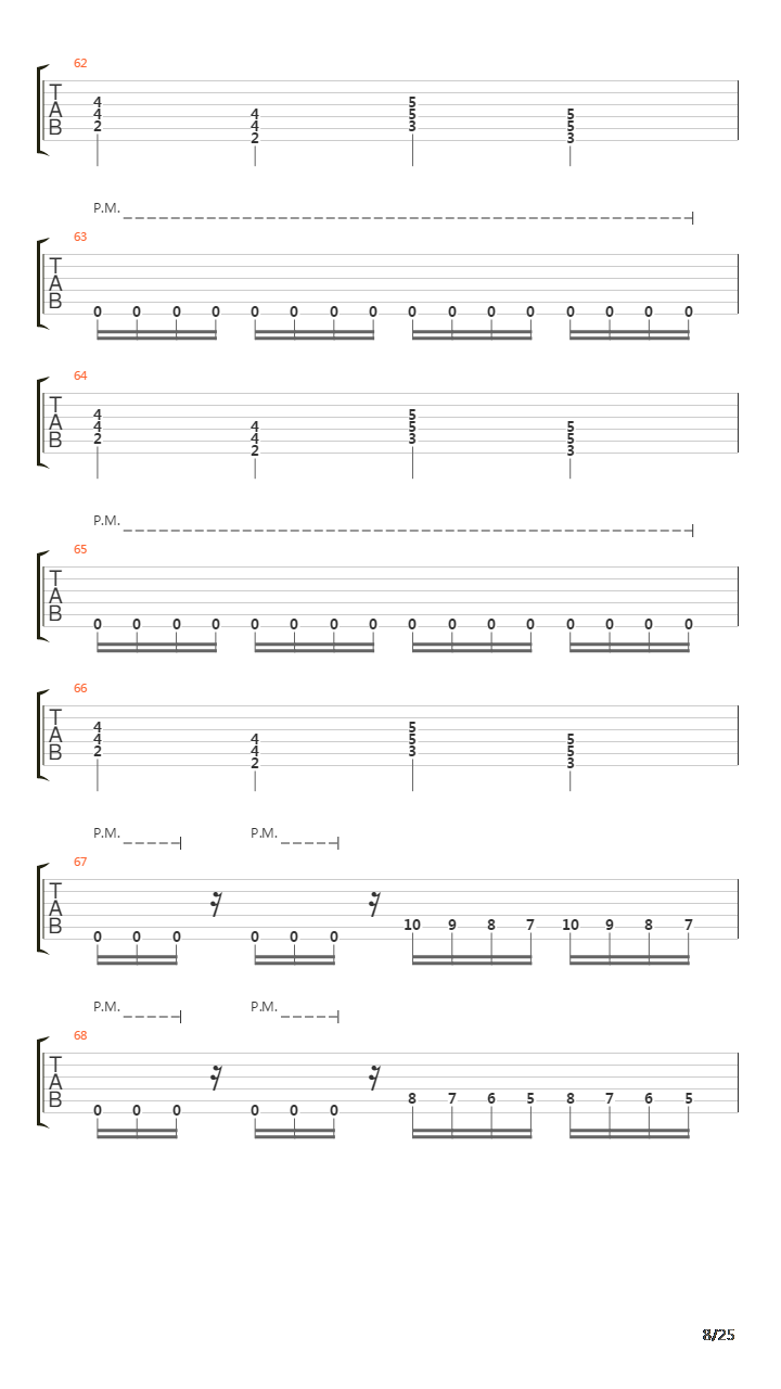 The Wake吉他谱