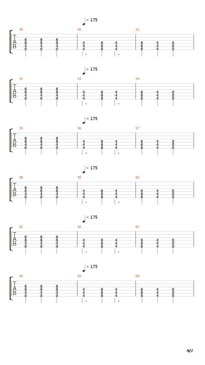 Burden Of Reflecting吉他谱