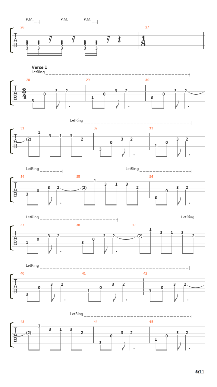 Breakaway吉他谱