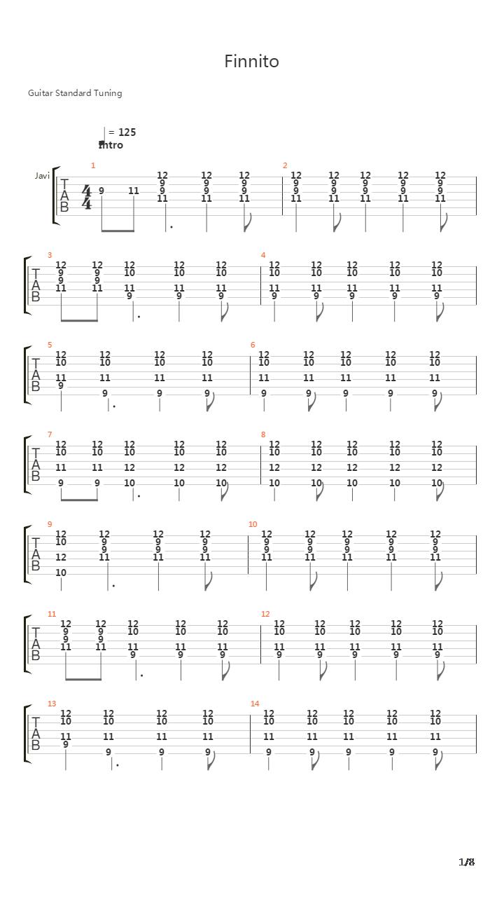 Finnito吉他谱