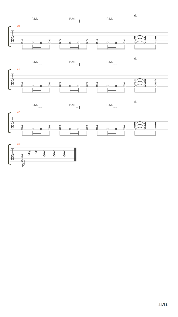 After The Sepulture吉他谱