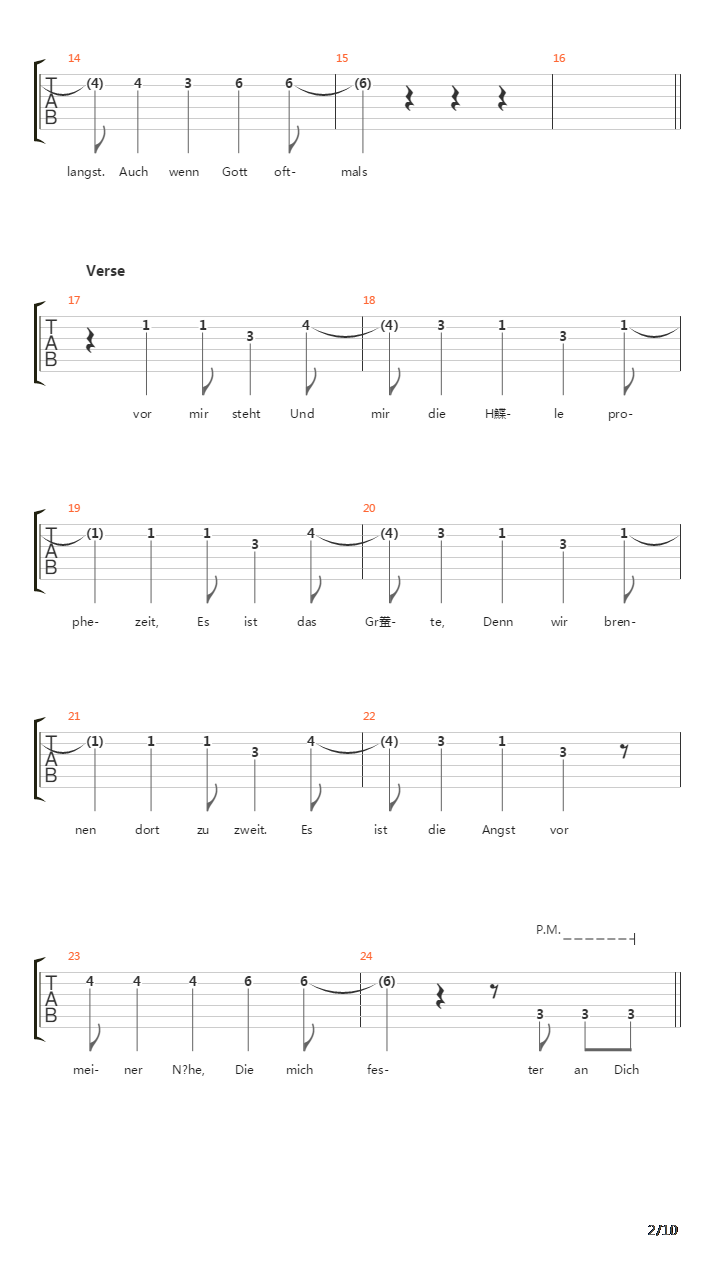 Khaosprinz Und Windprinzessin吉他谱