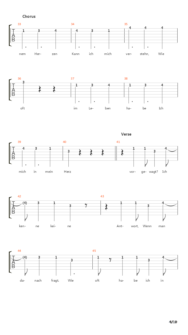 Khaosprinz Und Windprinzessin吉他谱