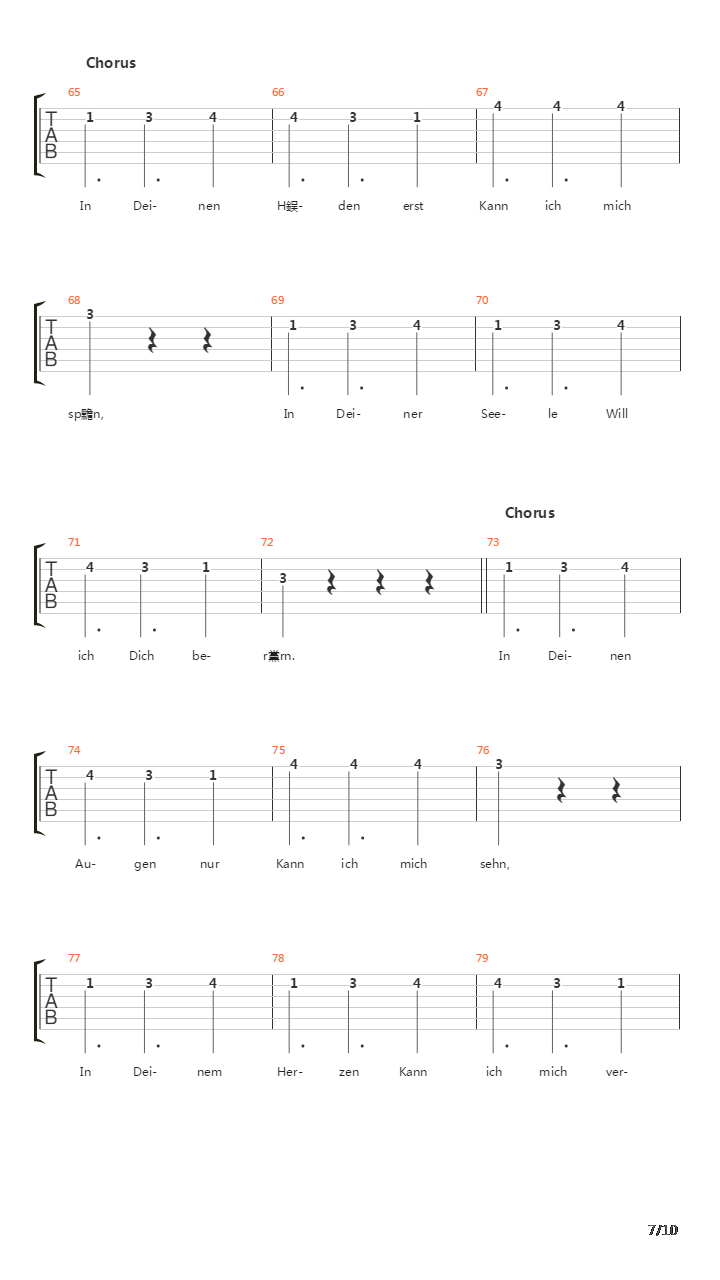 Khaosprinz Und Windprinzessin吉他谱