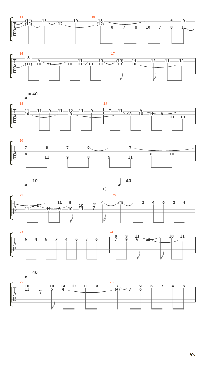 Adagio For Strings吉他谱