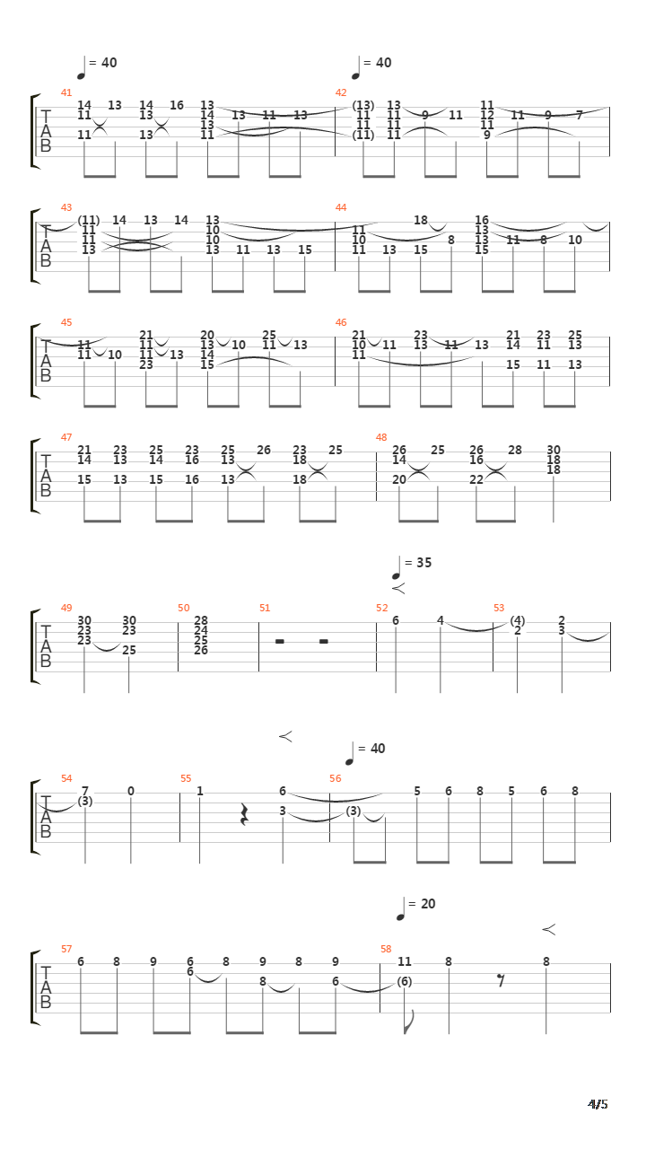 Adagio For Strings吉他谱
