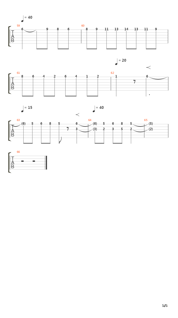 Adagio For Strings吉他谱