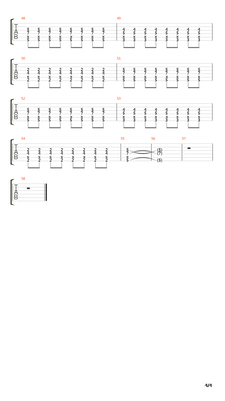 Gardens End吉他谱