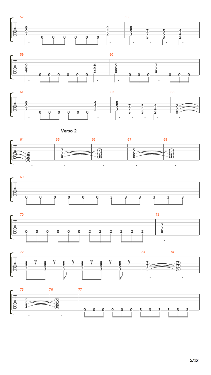 Ratas吉他谱
