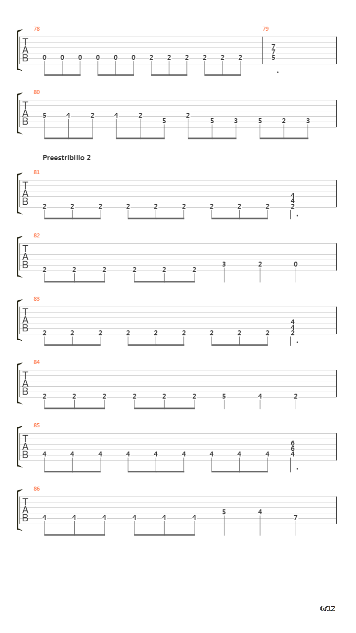 Ratas吉他谱