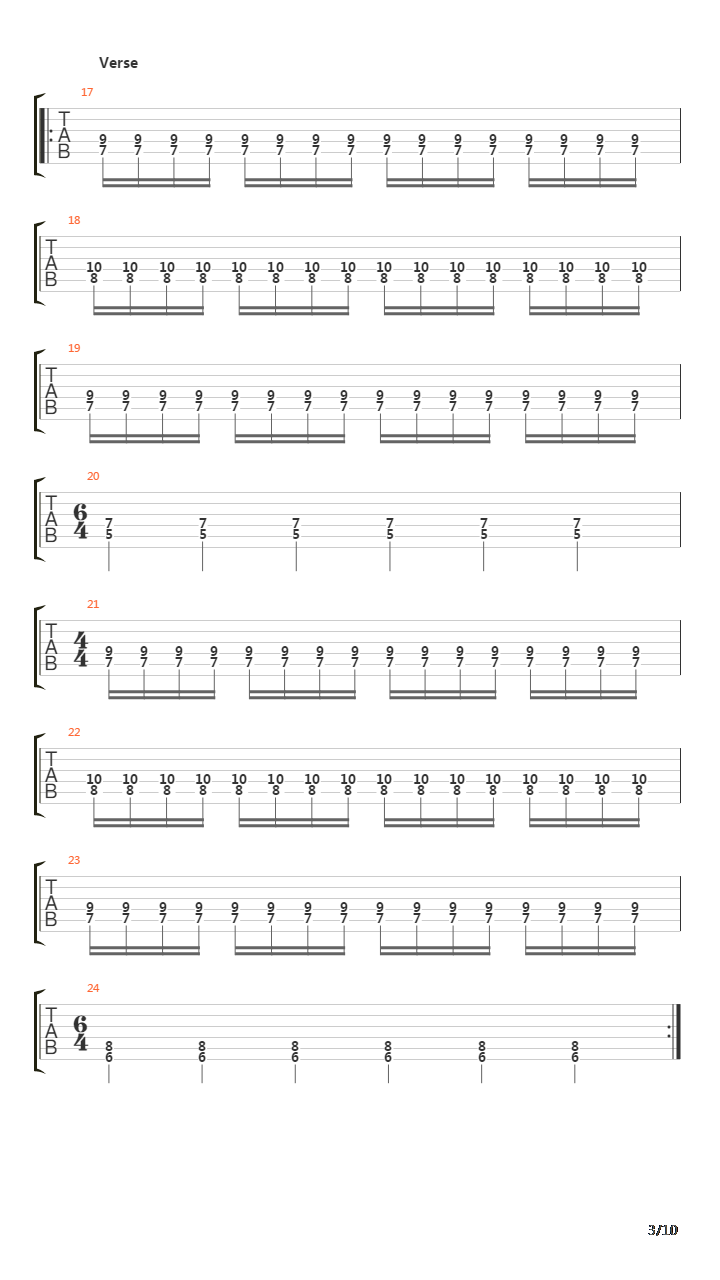 Satanas吉他谱