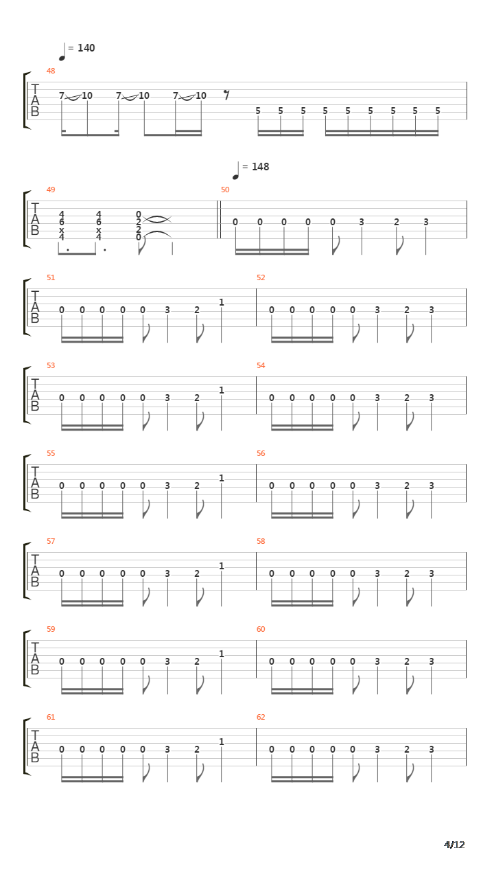 Angstridden吉他谱