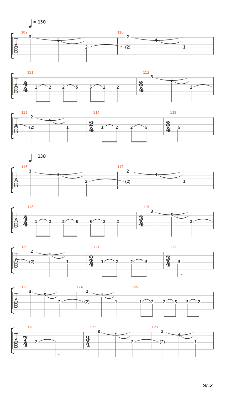 Angstridden吉他谱