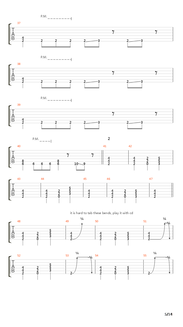 Rite Of Our Cross吉他谱