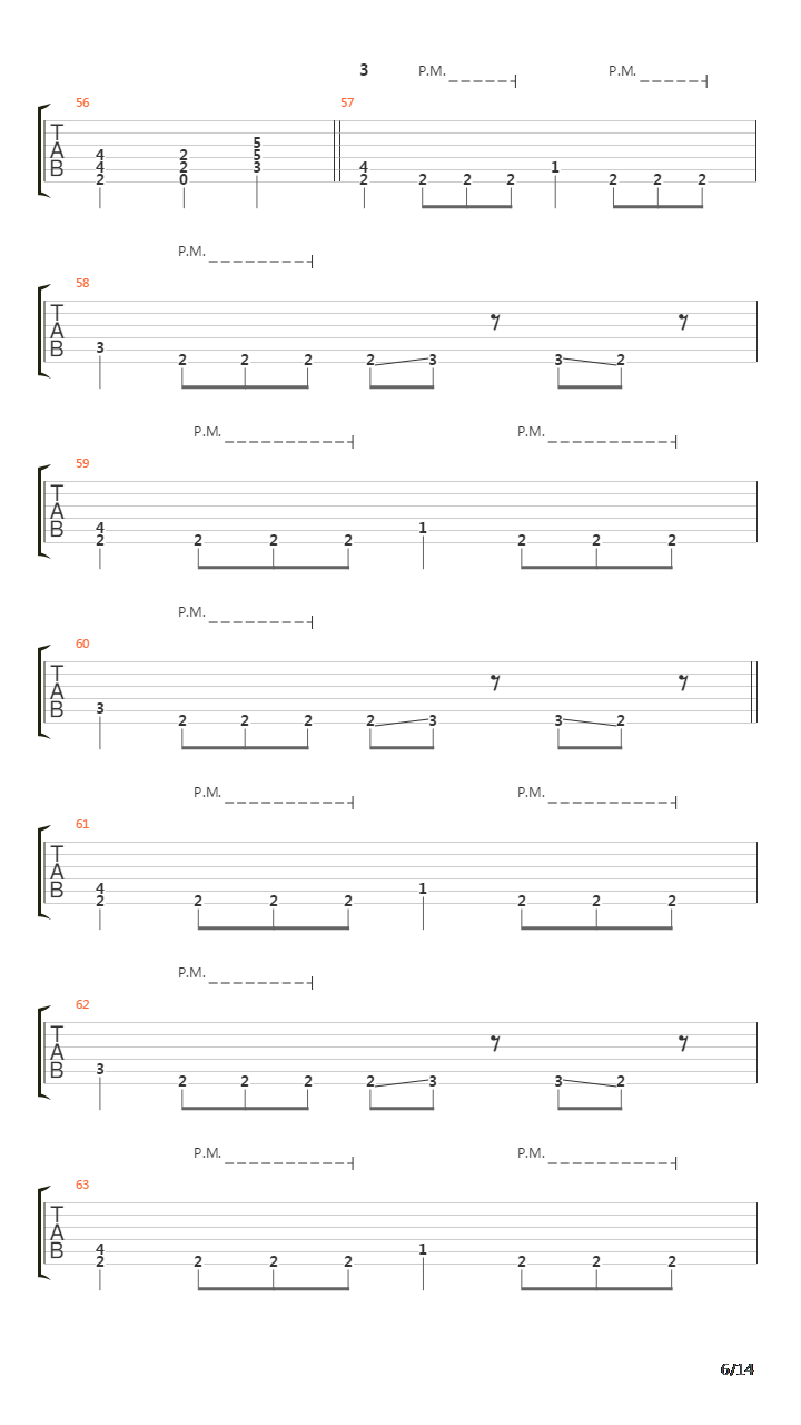 Rite Of Our Cross吉他谱