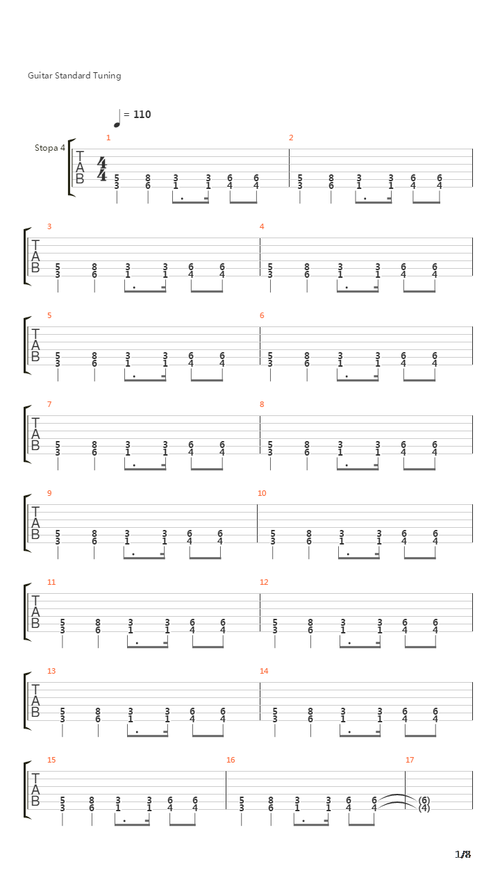 Skyggedans吉他谱