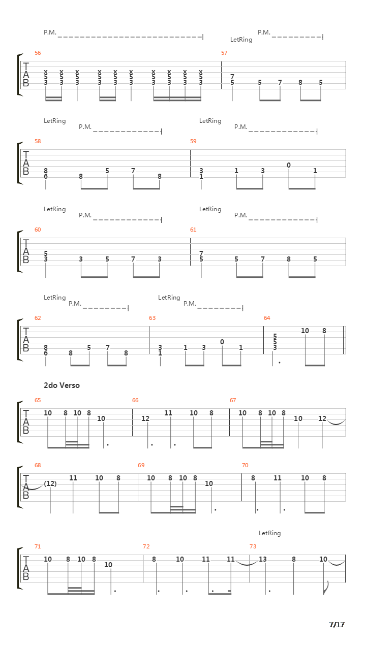 Dioses Eternos吉他谱