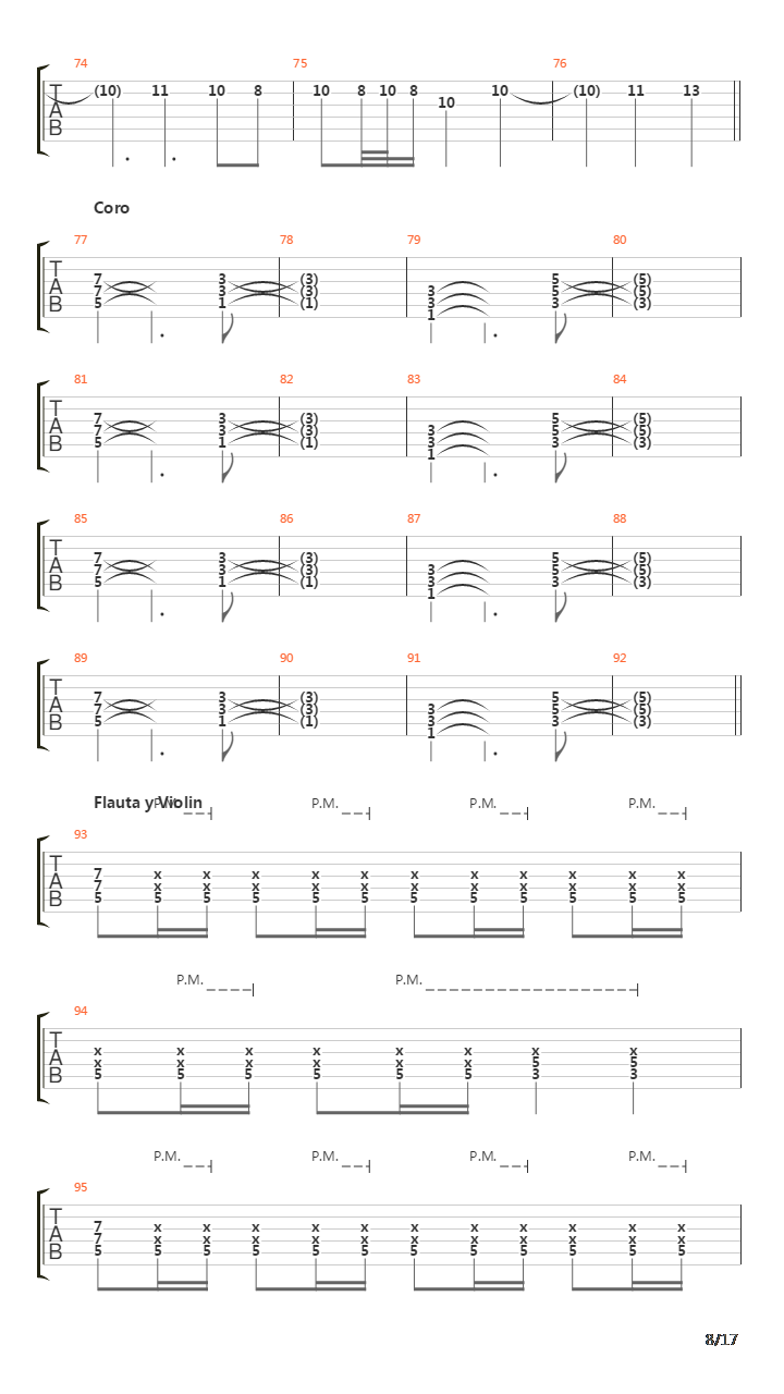 Dioses Eternos吉他谱