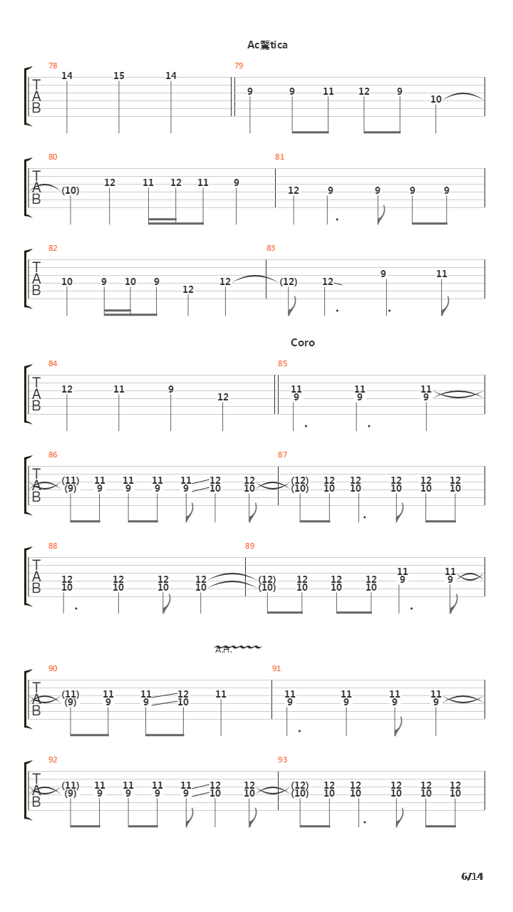 Irae Dei吉他谱