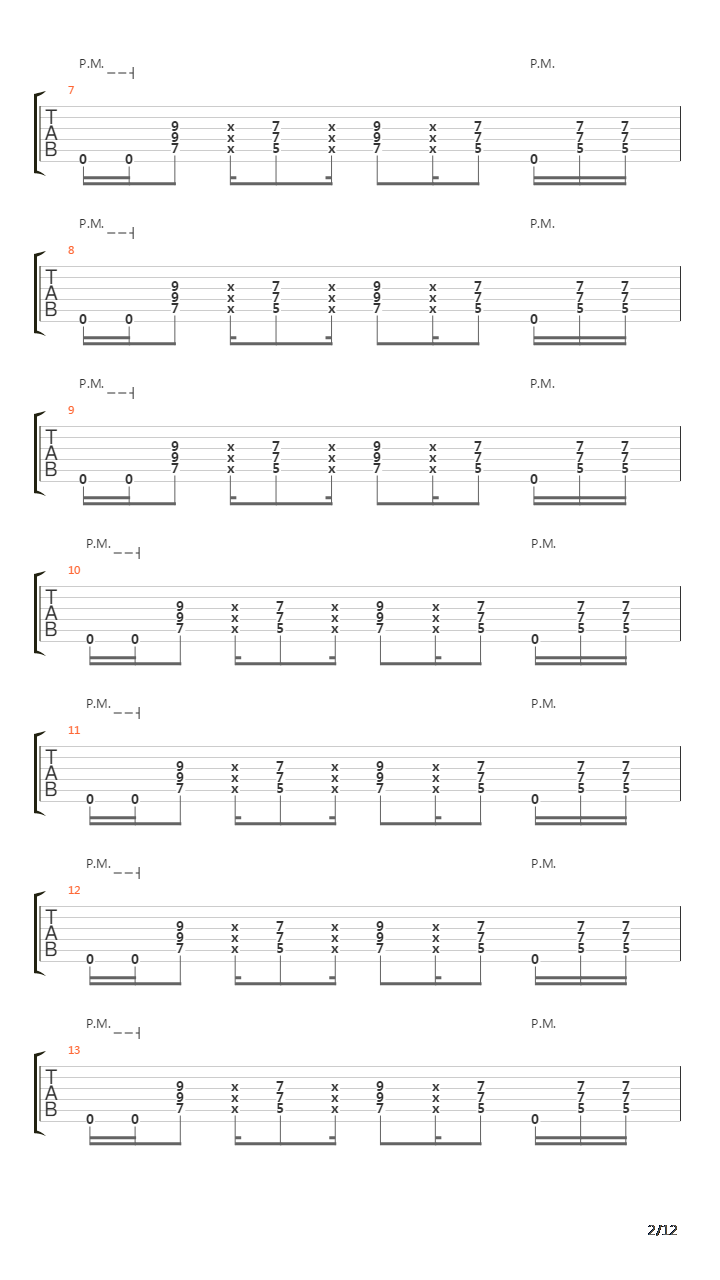 20000 Feet吉他谱