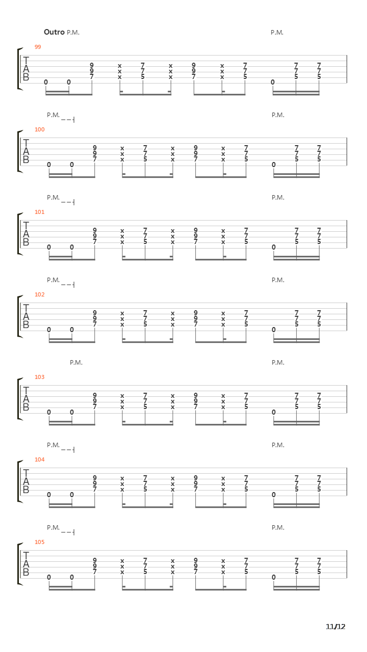 20000 Feet吉他谱