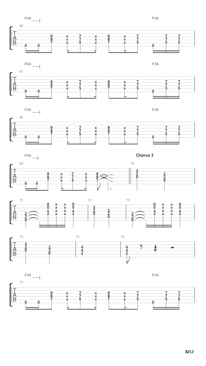 20000 Feet吉他谱