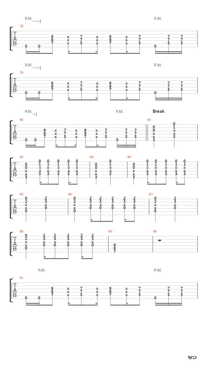 20000 Feet吉他谱