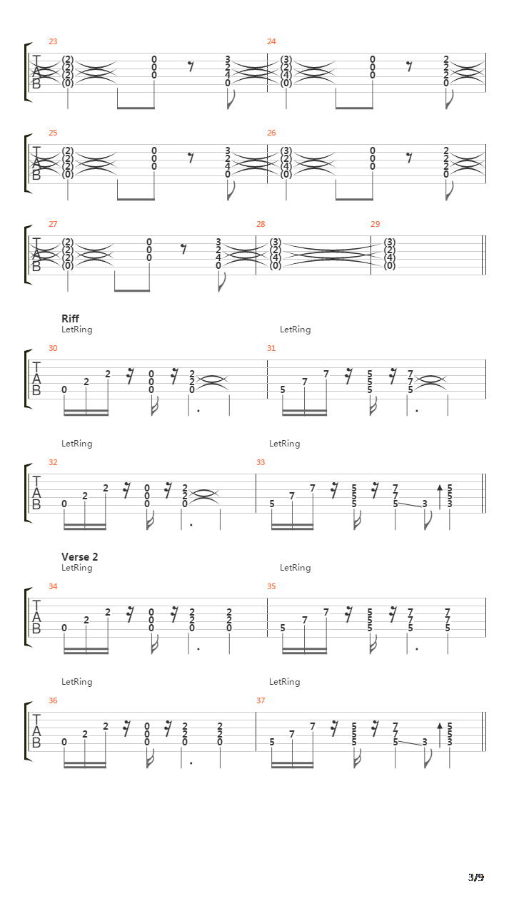 Play It Loud吉他谱