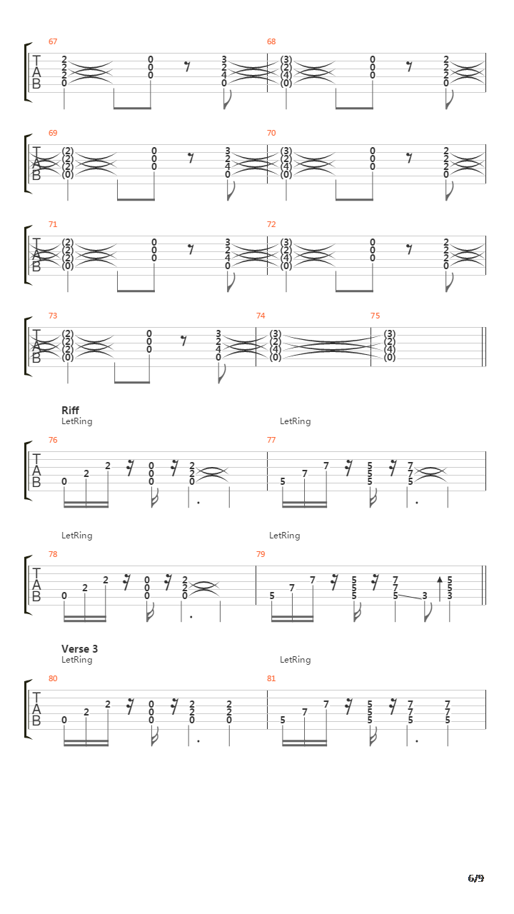 Play It Loud吉他谱